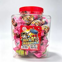 Fabrieksaanpassing Meerkleurige Ronde Jawbreaker Harde Snoepjes Potverpakking Gemengde Fruitige Smaken Kinderen Speelgoed Snoep