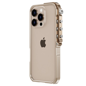 BONERUY M13 funda de teléfono de aleación de aluminio anti caída y botón de disipación de calor funda protectora de teléfono adecuada <span class=keywords><strong>para</strong></span> 15 16 17 proMAX - Product Image 2