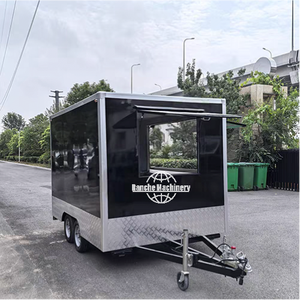 Camion de café et de thé mobile, chariot à bubble tea, smoothies, glaces et desserts avec cuisine complète - Product Image 1