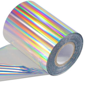 ฟิล์มติดเบ็ดตกปลาโฮโลแกรมหลากสีรุ้งอุปกรณ์เสริมอุปกรณ์ตกปลาแผ่นฟอยล์ปั๊มร้อนสำหรับเหยื่อตกปลาจิ๊ก - Product Image 1