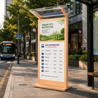 Señalización Digital Personalizada para Paradas de Autobús, Diseño Resistente al Agua y Duradero