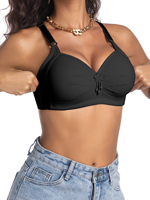 Soutien-gorge de nuit confortable sans armatures, en maille fine respirante, à coupe intégrale, sans pression, pour le repos nocturne des femmes