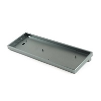 Clavier mécanique en acier inoxydable et aluminium usiné CNC pour alliage 6061, finition anodisée, design de disposition personnalisé, USB-C