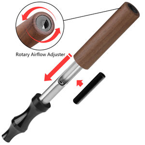 Inhalador Nasal Portátil de Madera de Secuoya con Aceite Esencial Herbal Natural Recargable, Parche para Dejar de Fumar, Colgante - Product Image 3