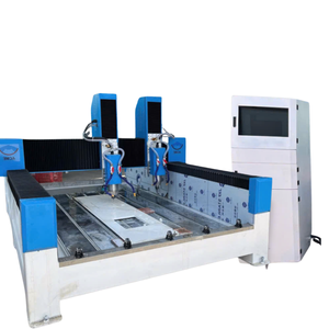 เครื่องเจาะหิน CNC แบบสองหัว ความหนาการตัด 150 มม. สำหรับหินแกรนิต หินอ่อน และหินสังเคราะห์ - Product Image 1