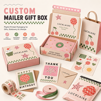 Boîtes d'expédition en carton personnalisées avec logo, design gratuit, pour parfums, bougies, tasses mignonnes, livraison plate, vente en gros