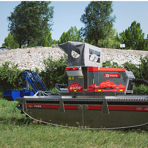 Bateau de dragage amphibie multifonctionnel avec outils interchangeables, débit de 180 m/h, distance de livraison de plus de 300 m, dragage précis du silt - Product Image 4