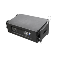 DASN LA10A 900W RMS Altavoz Activo de Dos Vías Tipo Line Array Clase D con DSP, Sistema PA de Rango Completo de Dos Vías con Doble Woofer de 10 Pulgadas para Conciertos