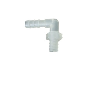 Conector de codo de plástico M12 con rosca macho de 6 mm para conexión de manguera para suministro de oxígeno en invernaderos - Product Image 1
