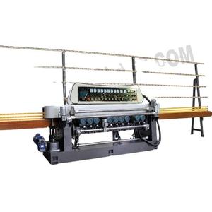 Machine à affûter et à chanfreiner le verre pour la fabrication de miroirs SANKEN CE, rectification en ligne droite, polissage, ébavurage, écran tactile PLC, 24KW - Product Image 1