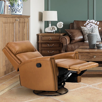 Fauteuils inclinables modernes en cuir avec dossier haut pour salon et maison