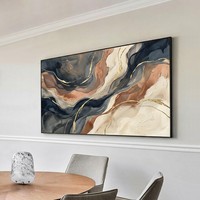 Homco - Art mural sur toile encadrée personnalisée - Impression 16x20 24x36 pouces - Peinture - Cadre en bois ou en aluminium - Décoration de salon - HKX-7