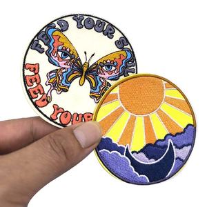 Новые тренды: нашивки-аппликации 3D с вышитыми цветами, термоклеевые, для индивидуального дизайна одежды в западном стиле, ручная работа, логотипы, декор из ткани - Product Image 5