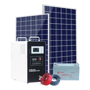 Draagbare Rv Solar Inverter Generator Power Station 1000W 500W 1kw 12V 220V 500Watt 1kva Solar generator 1000va Usb Charger