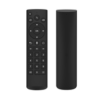 Control remoto Air Mouse de 27 teclas, modo dual retroiluminado BT 2,4G USB con voz IR y ATV para Android Smart TV Box PC