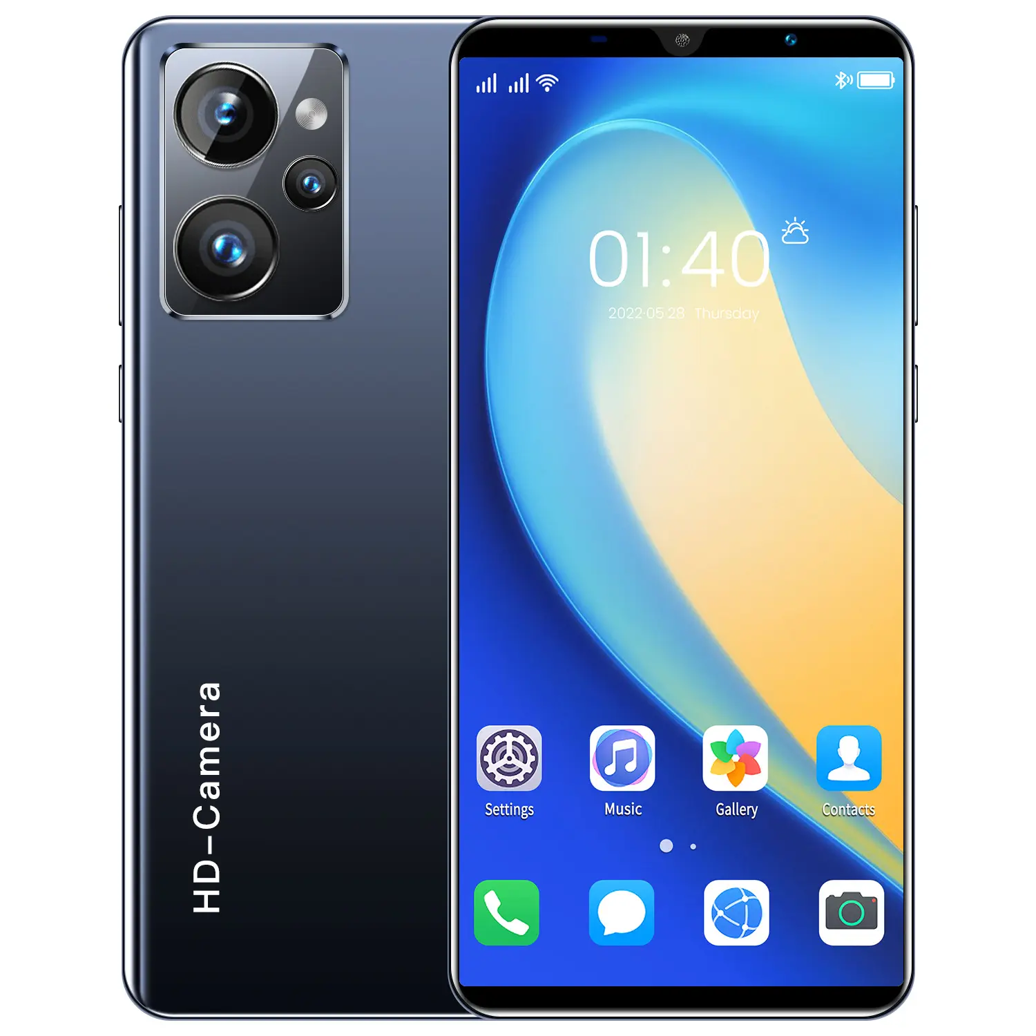 Nuovo telefono cellulare Android a basso costo transfrontaliero 9i da 6 pollici 16 1T Hd con schermo a goccia d'acqua intelligente per il commercio estero a basso costo