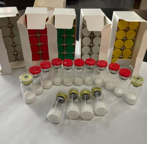 Flacons en verre à sertir avec bouchon coloré, gamme complète de couleurs |   Bouteilles de poudre lyophilisée, emballage en boîte de papier multi-spécifications, vente en gros d'usine - Product Image 1
