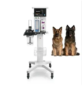 Máquina médica da anestesia do ventilador da emergência do UEM 2023 para a máquina geral da anestesia do animal de estimação do preço da máquina do trole do veterinário