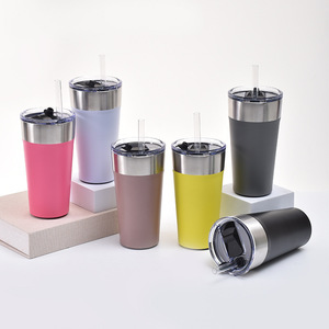 Vente directe d'usine, vente en gros de haute qualité, tasse à café portable en acier inoxydable 304 avec poignée - Product Image 1