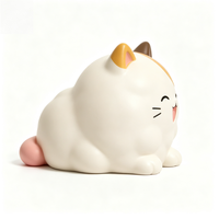 Figurine de chat ronde personnalisable en PVC, boîte mystère, ornements, état neuf, jouet tendance, personnalisation, directement de l'usine