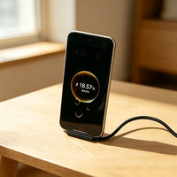 Nouveau câble de charge rapide 240W 2026 avec support de téléphone, câble tressé en nylon USB C Type C, câble de données PD3.1 avec puce E-MARKER pour iPhone 17