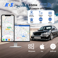 Düşük Fiyatlı 4G LTE 2G GSM Araç GPS Akıllı İzleyici KS004 Gerçek Zamanlı Yazılım SOS ACC Algılama PC Uyumlu Bulut Depolama