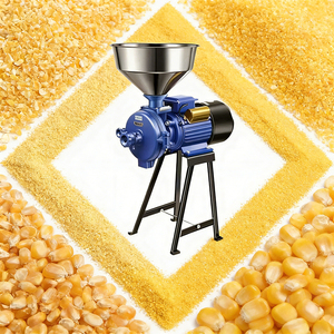 Trituradora de Granos para Alimentación Animal, 26 kg, Grosor Ajustable, Motor de 220 V, Capacidad de 60 kg/h, Larga Vida Útil, para Alimentación de Ganado y Aves de Corral - Product Image 1