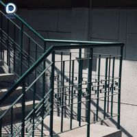 Rampe d'escalier moderne et élégante en forme de L, en acier inoxydable, pour escalier droit, installation DIY pour villa et appartement - Prima
