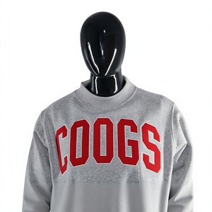 Coogs Custom <b>Men</b> Crewneck Sweatshirt Oversized Pullover <b>Fleece</b> Streetwear Casual Winter Silk Screen Printed Custom Logo - Product Image 2