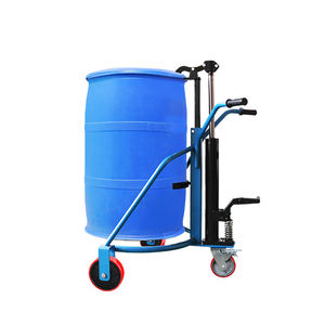 オイルドラムつり上げ高さ油圧オイルドラムエレベーター油圧手動フォークリフト経済用オイルドラムグラバースタッカー - Product Image 1