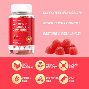 Probiotici per Donne OEM ODM con Mirtillo Rosso, Caramelle Gommose Probiotiche per la <span class=keywords><strong>Salute</strong></span> Vaginale, Produzione di Fabbrica - Product Image 2