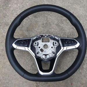 Volante Deportivo de Cuero y Fibra de Carbono en Oferta, Compatible con Volkswagen <span class=keywords><strong>Golf</strong></span> <span class=keywords><strong>7</strong></span> GTI <span class=keywords><strong>Golf</strong></span> <span class=keywords><strong>R</strong></span> MK4 <span class=keywords><strong>5</strong></span> 6 <span class=keywords><strong>7</strong></span> 8 Polo GTI <span class=keywords><strong>R</strong></span> <span class=keywords><strong>Line</strong></span> - Product Image 4