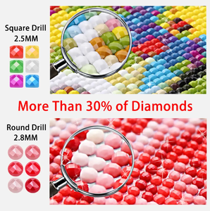 2025年ホットセール新作ダイヤモンドペインティングキット 可愛い牛柄ラウンドダイヤモンドペインティング 壁飾り用 - Product Image 4