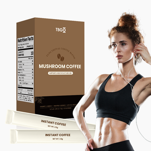 Wholesale OEM ODM Gano Cafe Healthy Instant Latte Lingzhi Mushroom Coffee Beverages <strong>Ganoderma</strong> Lucidum Reishi <strong>Extract</strong> Box - Product Image 1