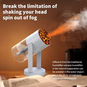 Nouveau Crack 280ML Volcano Voiture Humidificateur Usb Mini Maison Chambre Calme Pulvérisation Brume Humidificateur avec Couleur Veilleuse - Product Image 3
