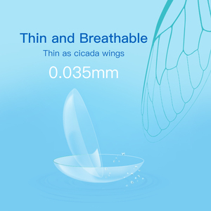 Miễn phí vận chuyển rõ ràng ống kính magister toa OEM trong suốt mềm liên hệ với ống kính với điện liên hệ với ống kính cho Thiển cận - Product Image 3