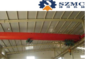 LDE impianto di produzione telecomandato fune elettrica monotrave doppio paranco carroponte - Product Image 3