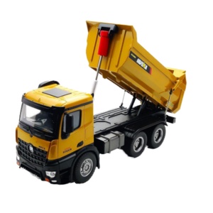 Camion benne basculante RC Huina 1582 entièrement métallique, robuste, à l'échelle 1/14, 10 canaux, radiocommandé 2,4 GHz, jouet de construction - Product Image 5