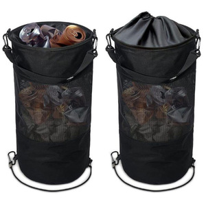 Bolsas de basura para envíos transfronterizos, bolsas de almacenamiento de malla transpirable, bolsas organizadoras plegables para cruceros, bolsas de basura para playa. - Product Image 3
