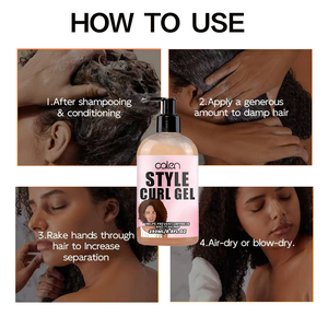 Luxfume Honey Curl Defining Jelly, crème coiffante légère pour définir les <span class=keywords><strong>boucles</strong></span>, gel capillaire non-crépusculeux pour le contrôle des <span class=keywords><strong>boucles</strong></span> - Product Image 6