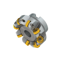 Fraise à face plate rapide pour usinage à froid, fraise à face ouverte AP Max 4 mm avec outils de fraisage à angle de 43 degrés