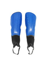 Protège-tibias de football professionnels en gros pour matchs et entraînements, avec logo personnalisé, protection de la cheville en PU, légers, protection des jambes