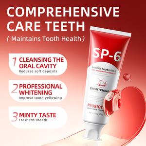 Pasta Dental Blanqueadora de Marca Privada, Control de Sarro, Lactobacillus SP6, Menta, Limpieza Profunda, Cuidado de las Encías - Product Image 3