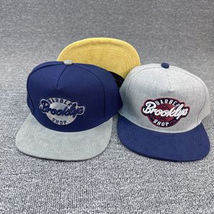 Brooklyn Baseball Cap Unisex Twill <b>Flat</b> Brim Sunscreen Breathable <b>Hat</b> For Men Women Four Seasons Casual Wear Direct Embroidery L - Product Image 1