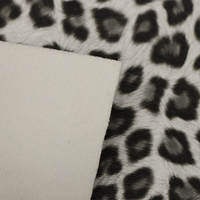Cuir synthétique PVC texturé imprimé léopard coloré de 1,0 mm pour sacs, rembourrage et carnets