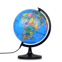 Globe terrestre lumineux STEM, lampe globe éducative interactive, globe terrestre lumineux