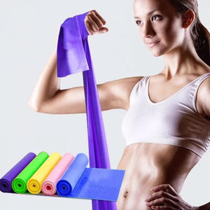 Bandas de Resistencia de Látex para Ejercicios de Brazos y Piernas, Bandas Elásticas de Entrenamiento para Gimnasio con Niveles de Resistencia - Product Image 1