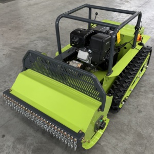 Tondeuse à gazon RC automotrice sur chenilles 4 temps 1000 mm à braquage zéro pour usage agricole, avec boîte de vitesses et lame cylindrique, pour vergers et fermes - Product Image 3