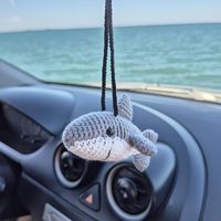 Gantungan Hiasan Tas Rajut Bentuk Hiu Buatan Tangan, Gantungan Kunci Lucu, Gantungan Kunci Mobil, Gantungan Tas, Liontin Tas Lucu untuk Pria dan Wanita