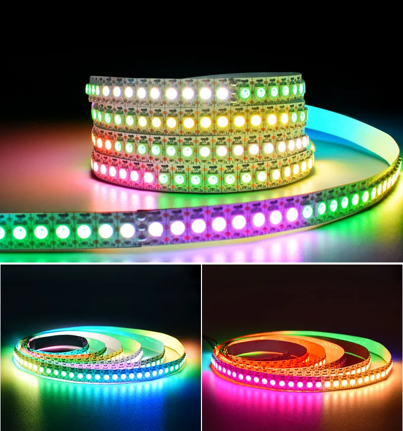 5V IC1812 5050 Addressable 30/60/96/144Leds/m Party light For Home LED Light Strip with UL CE RoHS SAA EMC CB 3 year warranty
